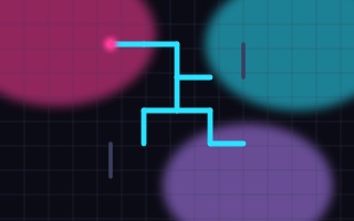 Pipes tile: the game's pattern in neon.