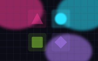 Sequence tile: the game's pattern in neon.